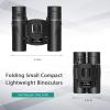 DJXIK Binoculars. 8X21 Compact Binoculars for Adults Kids, Portable Premium Binoculars. Mini Binoculars Folding Lightweight for Outdoor Sightseeing view 2