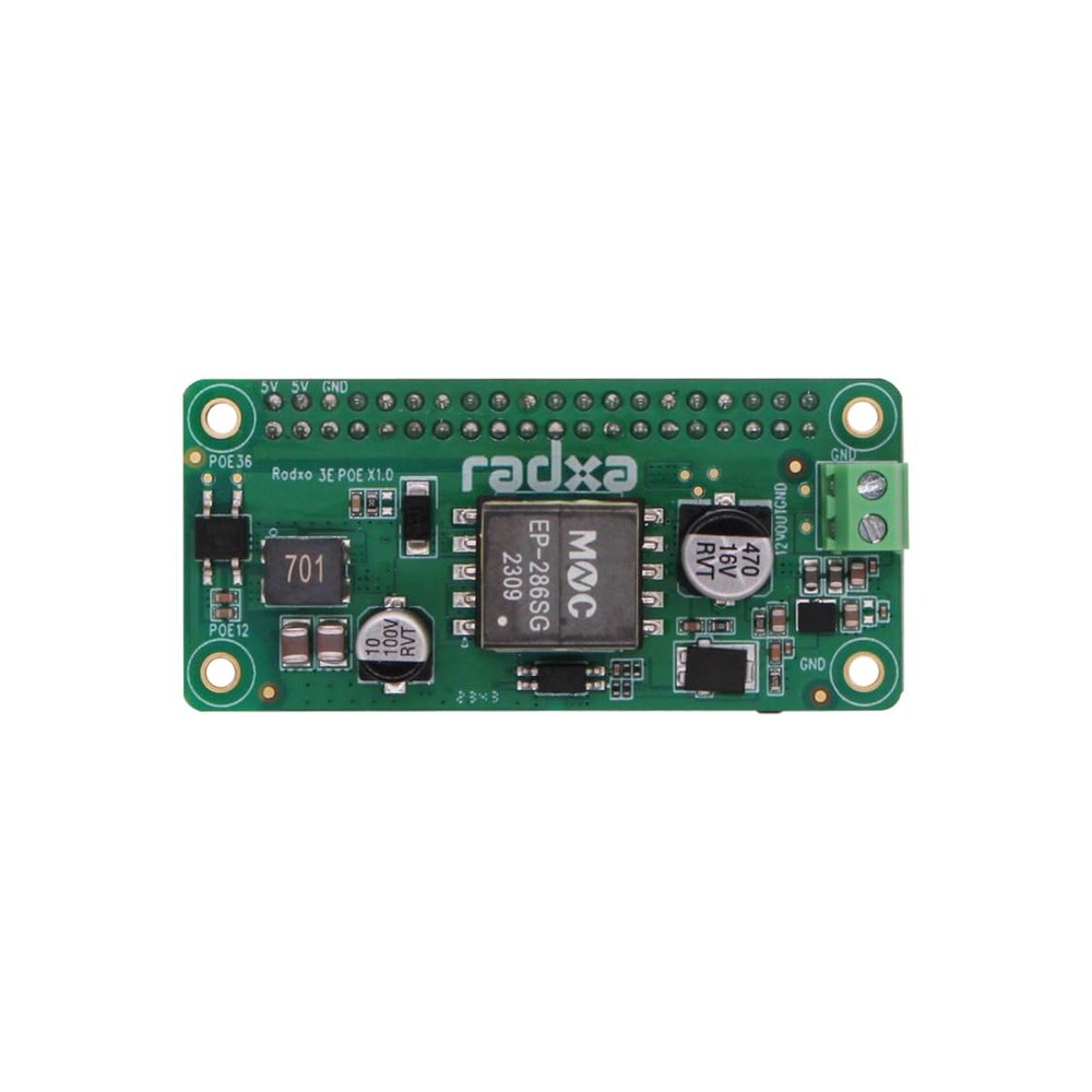 Radxa Zero 3E PoE HAT, Designed for Radxa Zero 3E,Easy to Install and Remove,Single Board Computer