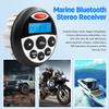 Marine Bluetooth Audio System Package - Waterproof AM FM Marine Radio Receiver with 4 inch Marine Speaker and Antenna HASDA 304.4001.056B (Black) view 3