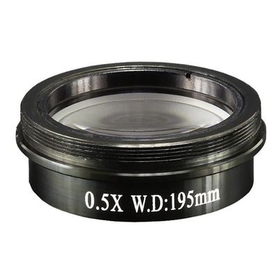 JOEBO Microscope Kit Professional Microscope Lens Auxiliary Objectives 0.5X1x1.5X,2X Microscope Objective Microscope Lens Adapters (Color : 0.5X, Size : Other)