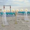 10 * 20 FT Heavy Duty Backdrop Stand Pipe Kit with Base Adjustable Frame Support Freestanding Metal Background for Flower Balloon Tulle Wedding Birthday Party Decoration Photography view 4