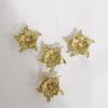 LEIXIUSM Modern Brass Flower Drawer Cabinet Door Knob Storage Box Handle Star Shaped Decoration Full Copper Bathroom Cabinet Door Pulls 1Pcs view 1