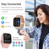 ZOSKVEE 2-Pack Smart Watch with 4 Bands, 2.0" Fitness Tracker Watch(Dial/Answer Calls) with Heart Rate/Blood Pressure/Blood Oxygen Monitor for Android iOS view 3