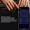 NFC Smart Ring, Health Smart Ring IP68 with App for Sports (Size 18 18.9mm ID for 59.5mm Finger) view 2