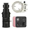 JOEBO Microscope Kit Industry Video Microscope Camera 23MP 1080P USB Magnifier Zoom C Mount Lens Microscope Lens Adapters (Color : with 200X Lens Light) view 1