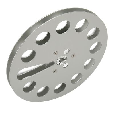 1/4 & 7 Inch Pickup Spool, Aluminum Alloy, 11 Holes, Universal Open Reel, Sound Tape, Empty Reel, Pickup Tape Reel for NAB
