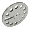 1/4 & 7 Inch Pickup Spool, Aluminum Alloy, 11 Holes, Universal Open Reel, Sound Tape, Empty Reel, Pickup Tape Reel for NAB view 1