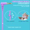 UKELALA C3 Kids Headphones Wired, On-Ear Wired Head Phones for Boys Girls with 3.5mm Jack, Foldable, Adjustable Headband, Child Headphone for School Home Airplane Tablet Purple view 4
