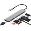 Zyerch 7 in 1 USB C Hub Docking Station With 4K HDMI, 100W PD, 5Gbps Data Ports, TF/SD Card Reader for Laptop, MacBook Pro/Air, Mac, Dell, HP, ASUS, Acer, Steam Deck view 1