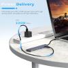 Zyerch 7 in 1 USB C Hub Docking Station With 4K HDMI, 100W PD, 5Gbps Data Ports, TF/SD Card Reader for Laptop, MacBook Pro/Air, Mac, Dell, HP, ASUS, Acer, Steam Deck view 3