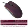 BEIDUOYANG Mechanical Gaming Mice USB 3D Corded Portable Optical Mouse Electronics Accessories for Notebook PC Laptop USB Mouse Optical Computer Mouse, Purple view 4