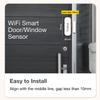 (8 Qty) Smart WiFi Door & Window Sensor for Home| No Hub Required | Free App Alert, Works with Tuya Smart Life Devices, Compatible with Alexa, Google Home, Siri (No Siren but Phone Notification) view 3