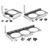 BEIDUOYANG 12cm/24cm/36cm Fan Mount for Desktop Computer Case Cooling Fan Holder view 4