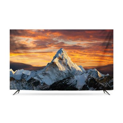 Indoor Landscape Printing TV Cover 32"-85" Dust-proof Polyester TV Screen Protector For Stand Mounted Televisions LED LCD TV Dust Cover(Size:65in,Color:A)