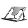 BEIDUOYANG Adjustable & Foldable Tablet StandPortable Aluminum Holder for Laptop Tablets 7-13 Inch and Stable Anti-Slip KindleFire Stand, Silver view 2