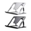 BEIDUOYANG Adjustable & Foldable Tablet StandPortable Aluminum Holder for Laptop Tablets 7-13 Inch and Stable Anti-Slip KindleFire Stand, Silver view 3