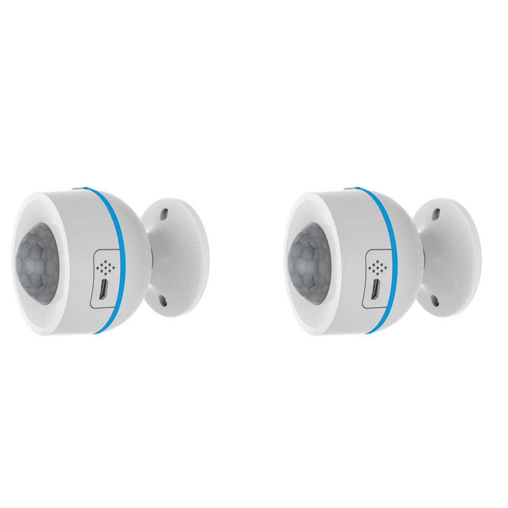 Baglaum 2X Z Wave Plus 700Series PIR Motion Detector with Temperature Humidity Light Sensor Work with Smartthing,Vera(868.4MHz)