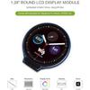 Baglaum 3pcs 1.28Inch Round Display LCD Screen Module GC9A01 SPI Communication RGB 65K Color Support for Raspberry, Black, 750118013 view 3