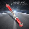 MUNEFE RC Stee Links, RC Car Push Rod, RC Stee Rod Links, Suitable for Ensu The Reliable Performance of Your Rc Model(Red) view 4