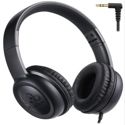UKELALA C3 Kids Headphones Wired, On-Ear Wired Head Phones for Boys Girls with 3.5mm Jack, Foldable, Adjustable Headband, Child Headphone for School Home Airplane Tablet Black