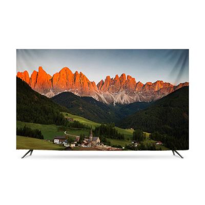 Indoor Landscape Printing Dust-proof Polyester TV Screen Protector For Stand Mounted Televisions LED LCD TV Dust Cover (Size:65in, Color:C)