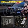 JAMTON 400W 12V 37 Tone Emergency Siren PA System, Slim Speaker Horn with Handheld Remote Control and Microphone for Emergency Vehicles Police Car Firefighter Ambulance ATV UTV SUVs view 2
