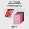 Kobo Clara Colour/BW SleepCover Case | Misty Green | Sleep/Wake Technology | Built-in 2-Way Stand | Vegan Leather | Compatible with 6 Kobo Clara Colour/BW eReader view 3