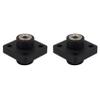 Baglaum 2Pc 120A Red and Black Through-Wall Terminal Energy Storage Terminal Copper Terminal Connector M6 Threaded Terminal(D), 750121929 view 1
