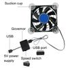 BEIDUOYANG Phone USB Cooling Fan Tablet Portable Controller with Suction Cup Rapid Radiator for Tablets Phone Pad Office Decor view 2