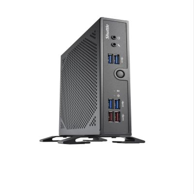 SHUTTLE XPC Slim Barebone DS50U3, Intel i3-1315U, 2X LAN (1x 2.5Gbit,1x 1Gbit), 1xCOM,1xHDMI,1xDP, 1x VGA, fanless,