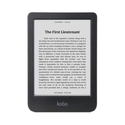 Kobo Clara BW | eReader | 6 Glare-Free Touchscreen with ComfortLight PRO | Dark Mode Option | Audiobooks | Waterproof | 16GB of Storage | Black