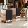 Audioengine A2 HD Walnut with S6 Subwoofer and DS1 Stands view 4
