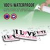 (2pcs) Gymnastics Stickers Gymnastics Decal I Love Gymnastics Vinyl Funny Stickers, Weather-Resistant Sticker for Water Bottles Laptop Window Car 2pcs Size 3" view 4
