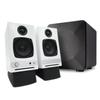 Audioengine A2 HD White Pc Speakers with S6 Subwoofer and DS1 Stands view 1
