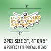 (2pcs) Billiards Stickers Billiards Decal I'd Hit That Vinyl Funny Stickers, Weather-Resistant Sticker for Water Bottles Laptop Window Car 2pcs Size 3" view 2