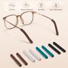 3 Pairs Eye Glasses Ear Grippers, Soft Knitting Cotton Arm Cushion for Glasses Behind Ear, Anti Slip Eye Glass Ear Grips, Non Slip Ear Pads for Glasses, Eyeglasses Temple Tips for Pain (Brown) view 4