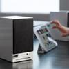 Audioengine A2 HD White Home Music System with S6 Subwoofer and DS1M Stands view 3
