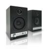 Audioengine A2 HD Black with S6 Subwoofer and DS1M Stands view 2