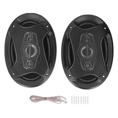 Akozon Powerful 6x9in Car Door Speaker 800W Coaxial Car Loudspeakers for Stereo Sound System Upgrade