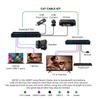 OREI 4K KVM HDMI USB-C Extender Balun HDBaseT 3.0 UltraHD 4K @ 60Hz 4:4:4 Over Single CAT5e/6/7 Cable with HDR, LAN, CEC, & IR Support, RS-232 Up to 330 Ft Audio Out - Power Over Cable view 3