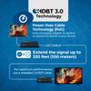 OREI 4K KVM HDMI USB-C Extender Balun HDBaseT 3.0 UltraHD 4K @ 60Hz 4:4:4 Over Single CAT5e/6/7 Cable with HDR, LAN, CEC, & IR Support, RS-232 Up to 330 Ft Audio Out - Power Over Cable view 4