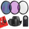 49mm Accessory Bundle for Canon EOS R100, R50, R10, M5, M6 Mark II, M6 + Filters + Remote Control + Cleaning Kit + Tulip Hood + Cap Keeper (9pc Bundle) view 1