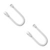 DirectNine Basics Replacement A-mara View Full Face Short Tube with Swivel - 1 0 9 0 6 8 9 (2 Pack), White view 1