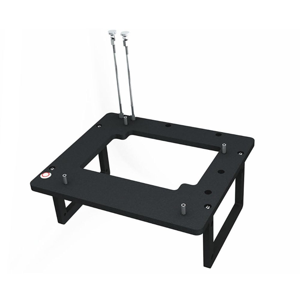 EDIY Open Air ITX PC Frame Test Bench Aluminum Computer Case Air Cool Overclocking DIY Support SFX Power Supply Graphics Card Red