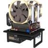 EDIY Open Air ITX PC Frame Test Bench Aluminum Computer Case Air Cool Overclocking DIY Support SFX Power Supply Graphics Card Red view 4