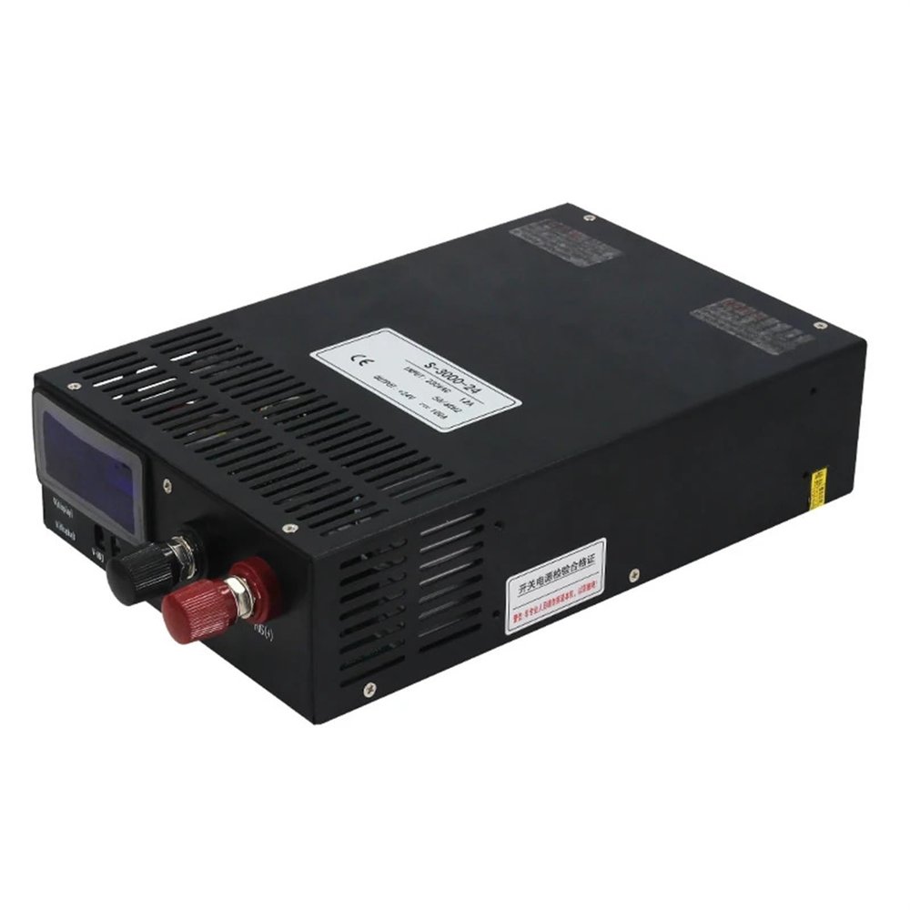 3000W Switching Power Supply 0-12V Adjustable Output 15V 24V 36V 48V 60V 80V 100V 110V 200V 300V AC to DC LED Display Switching Power Supply (Color : 110VAC, Size : 0-36V 0-83.3A)