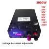 3000W Switching Power Supply 0-12V Adjustable Output 15V 24V 36V 48V 60V 80V 100V 110V 200V 300V AC to DC LED Display Switching Power Supply (Color : 110VAC, Size : 0-36V 0-83.3A) view 2