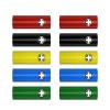 10PCS 4MM Banana Plug Female Socket Test Plug Terminal Electrical Connector Q.10050 (Color : 5 colorsx2) view 2