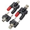 10PCS BNC to Two Dual 4mm Banana Male Female Jack Coaxial Connector RF Adapter (Color : BNC Female Head) view 1