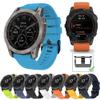 AMSOH Quick Release 26 22mm SmartWatch Band For Garmin EPIX Fenix 7X 7 6X 6 pro 5 5X/Instinct 2/Descent Mk2i Silicone Strap Watchband (Color : L, Size : Fenix 6X 6X Pro Mk1) view 2